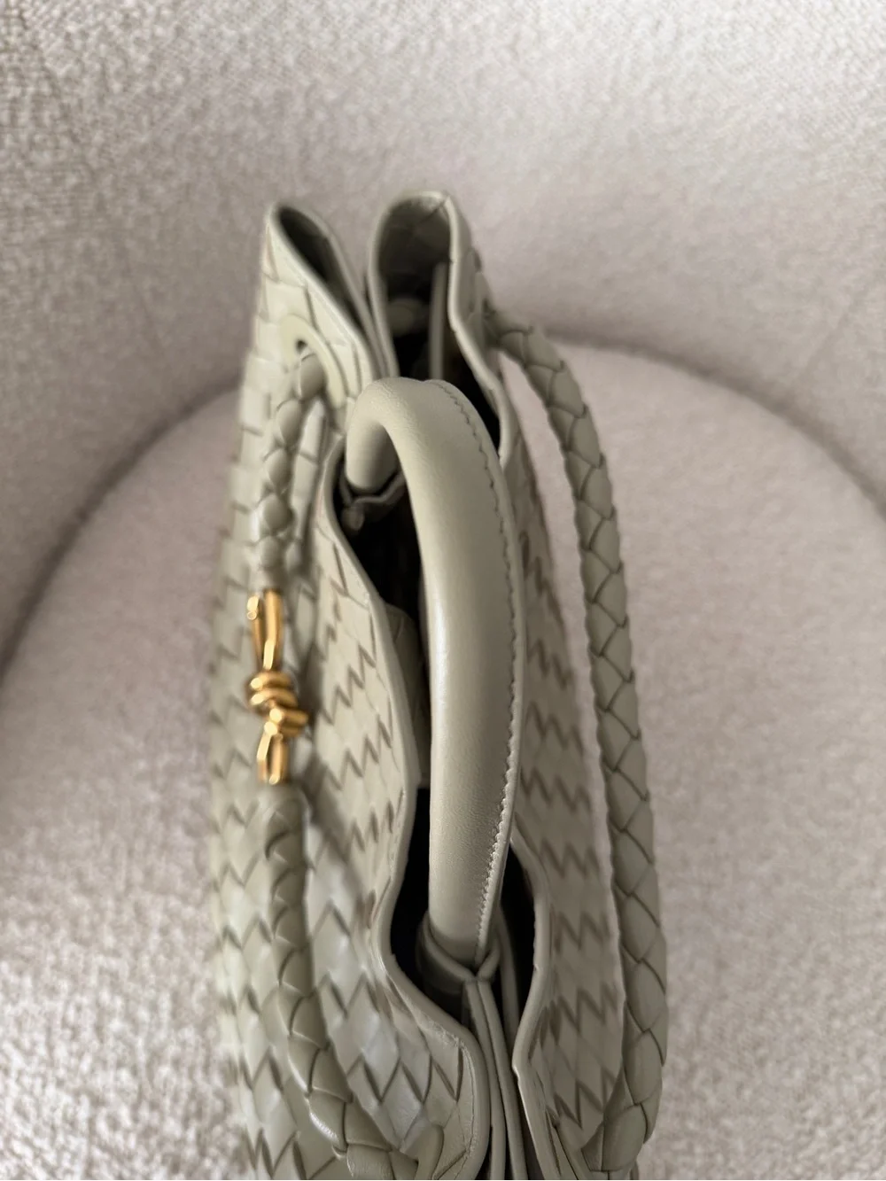 Bottega Veneta Andiamo medium travertine